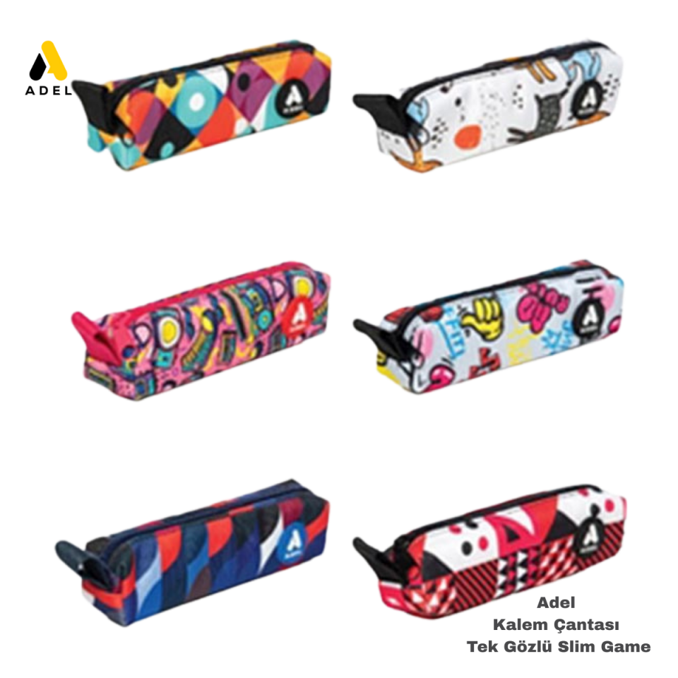 Adel Kalem Çantası Tek Gözlü Slim Game 000037