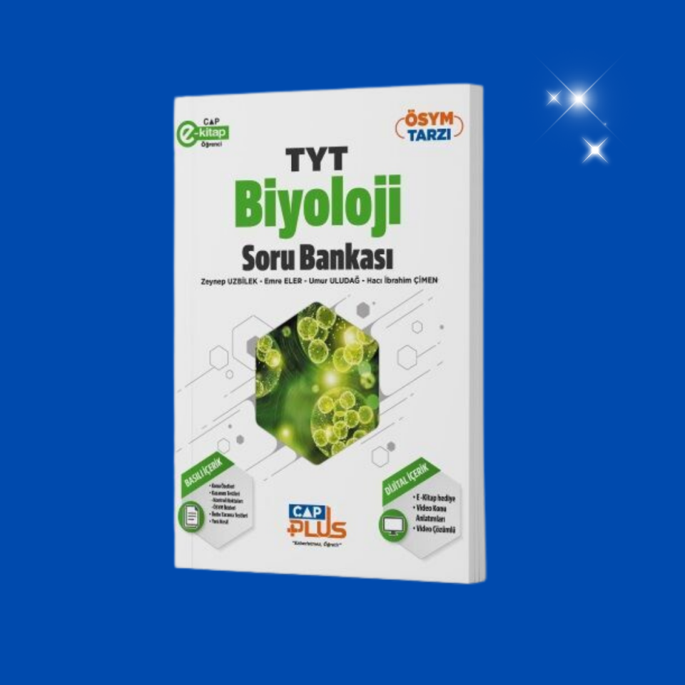 Çap Yayınları TYT Biyoloji Plus Serisi Soru Bankası