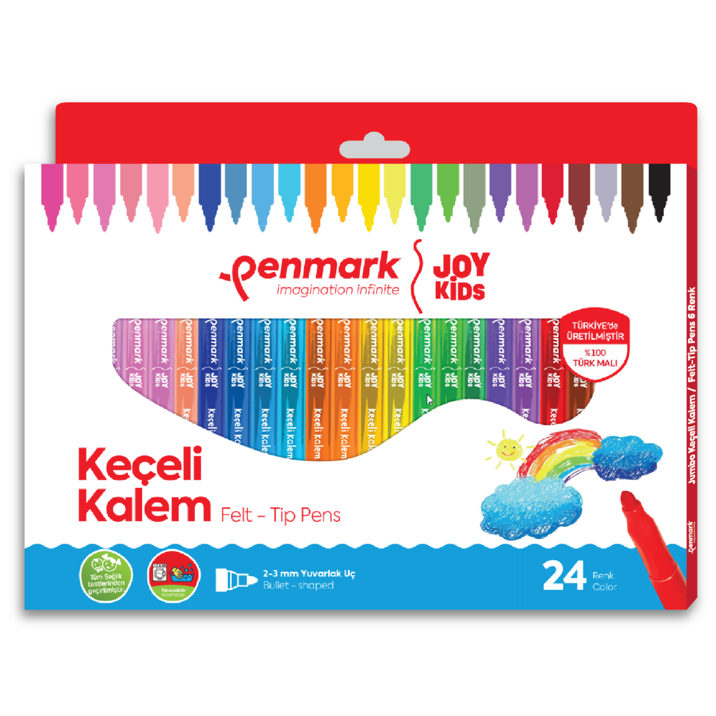 Penmark Yıkanabilir Keçeli Kalem 24'lü