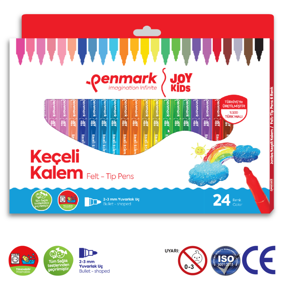 Penmark Yıkanabilir Keçeli Kalem 24'lü