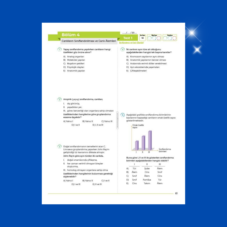Sınav Yayınları TYT AYT Biyoloji Soru Bankası-mk
