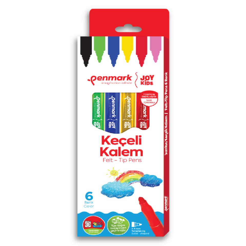 Penmark Yıkanabilir Keçeli Kalem 6'lı