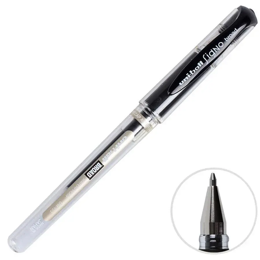 Uni Um­153 İmza Kalemi 1mm Siyah