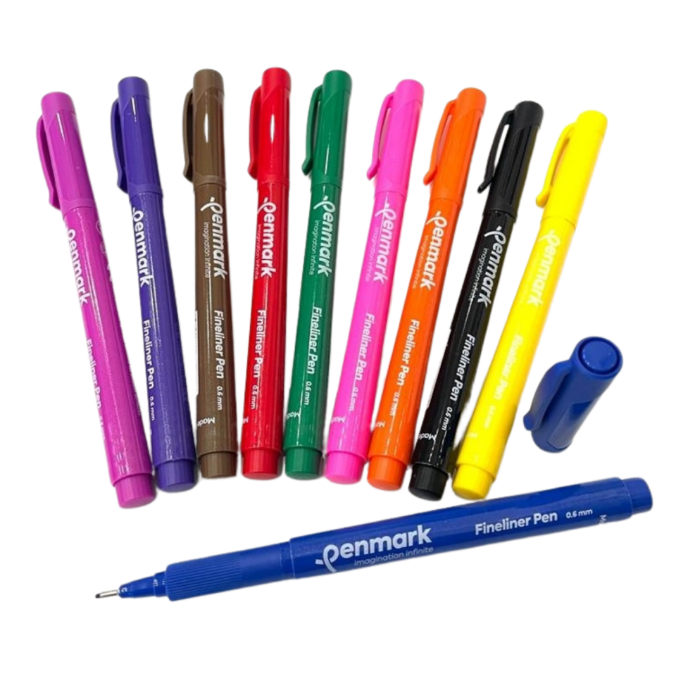 Pensan Fineliner Kalem 06 Mm Japon Uç 10'lu