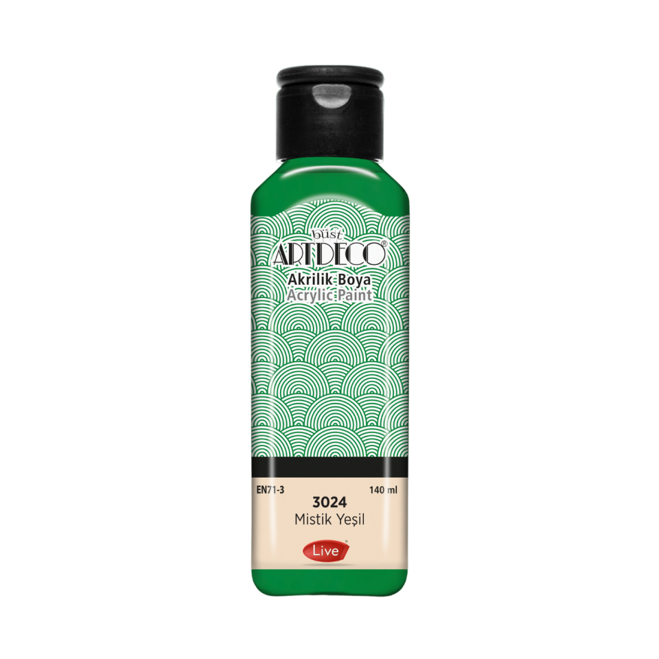 Artdeco 070R-3024 Akrilik Boya 140ml Mıstık Yeşili