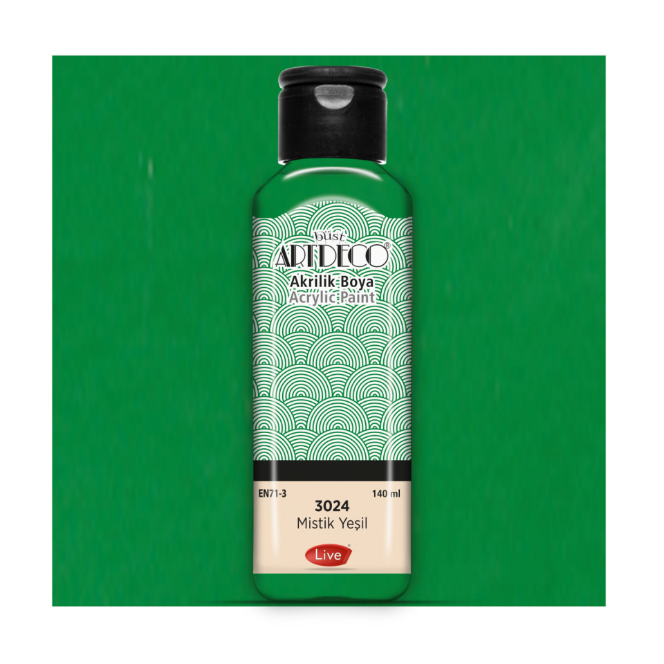 Artdeco 070R-3024 Akrilik Boya 140ml Mıstık Yeşili