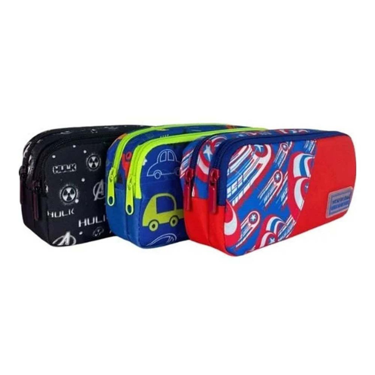 Eye Nb-06 Kalem Çantası 2 Bölme Karışık Desen