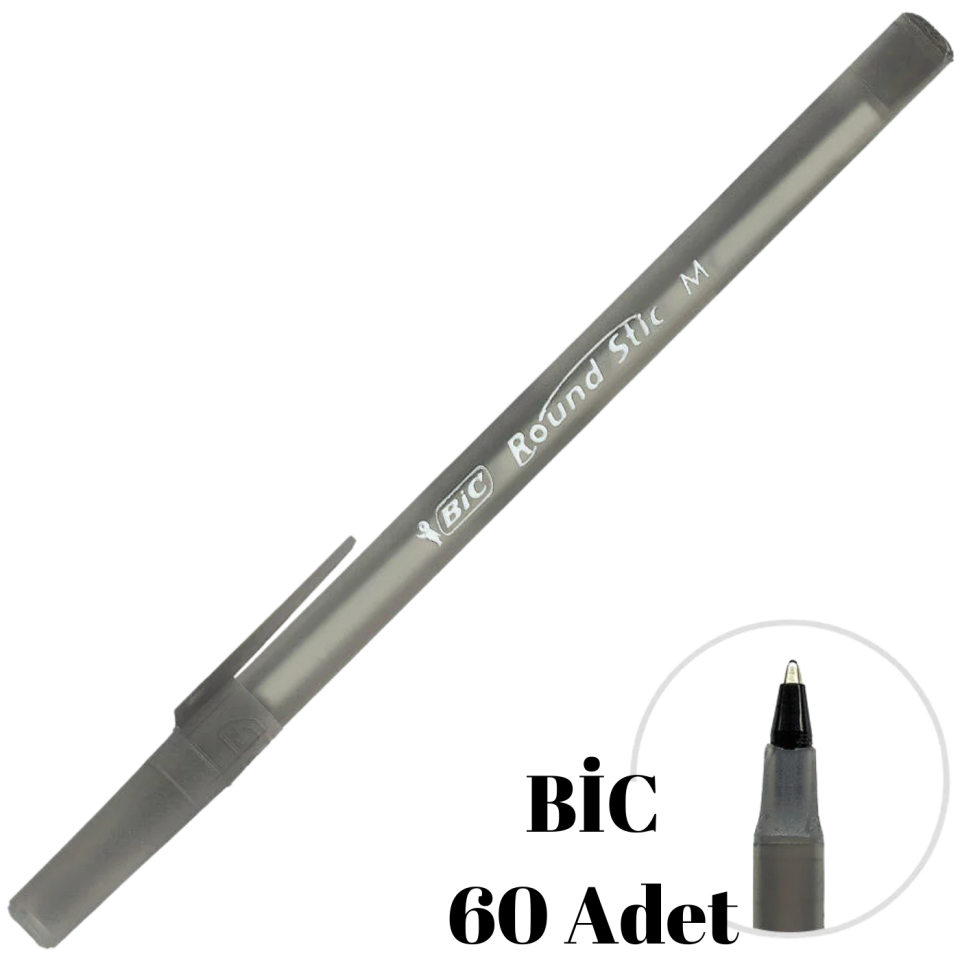 Bic Round Stic Tükenmez Kalem 1.0 Siyah