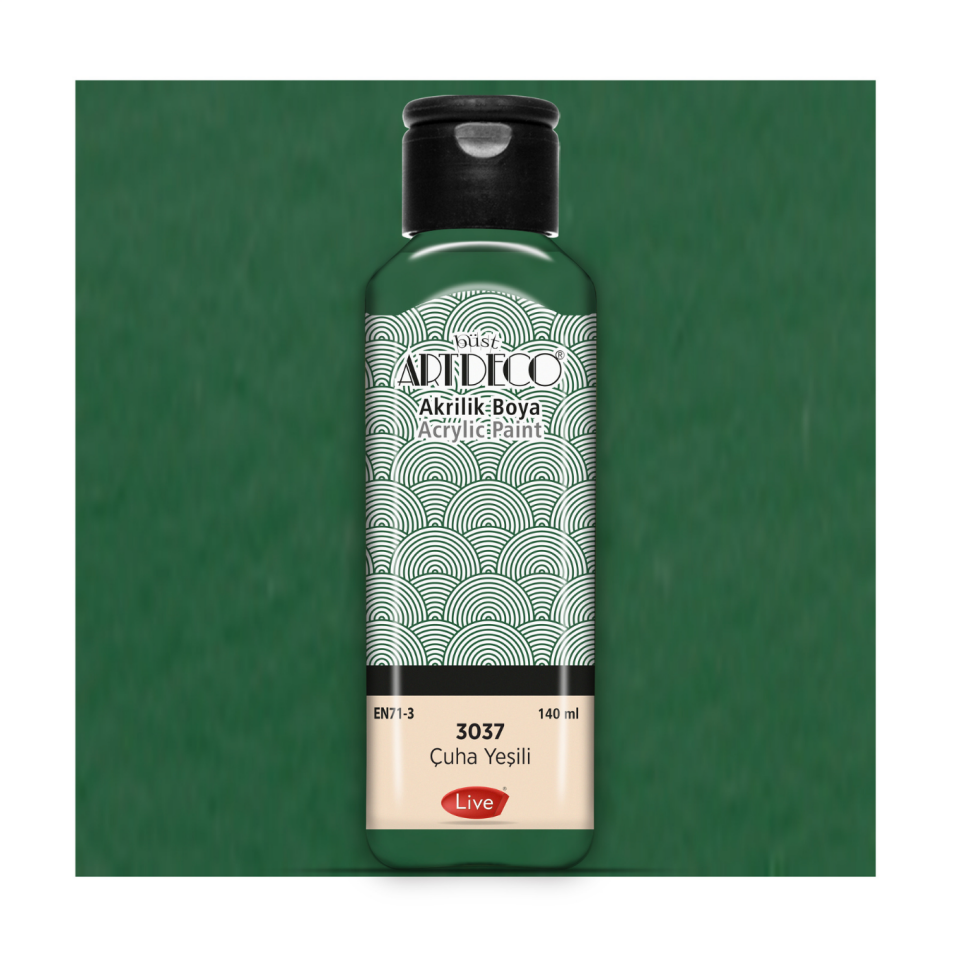 Artdeco 070R-3037 Akrilik Boya 140ml Çuha Yeşili