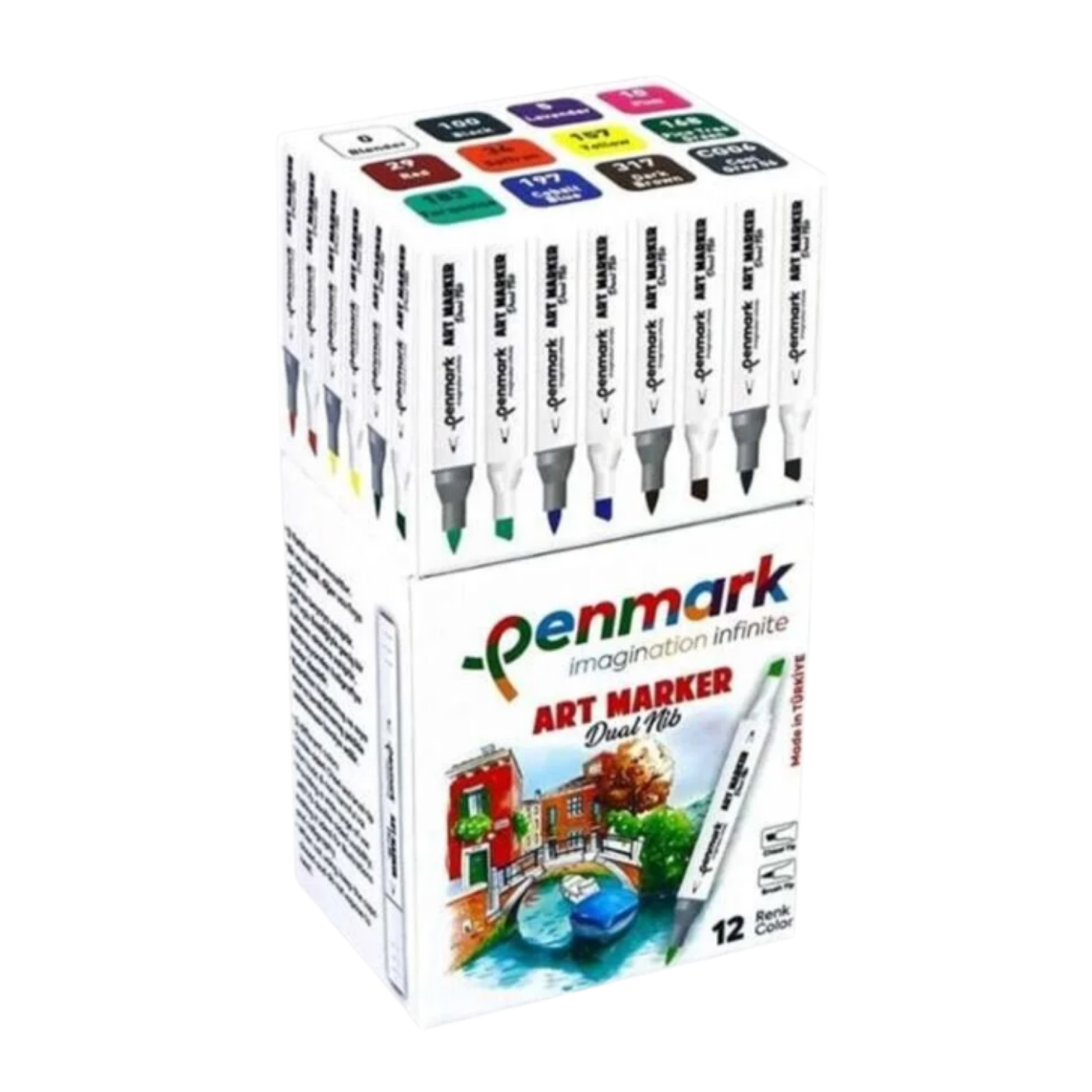 Penmark Marker'S Art Brush Kalem 12 Li Set