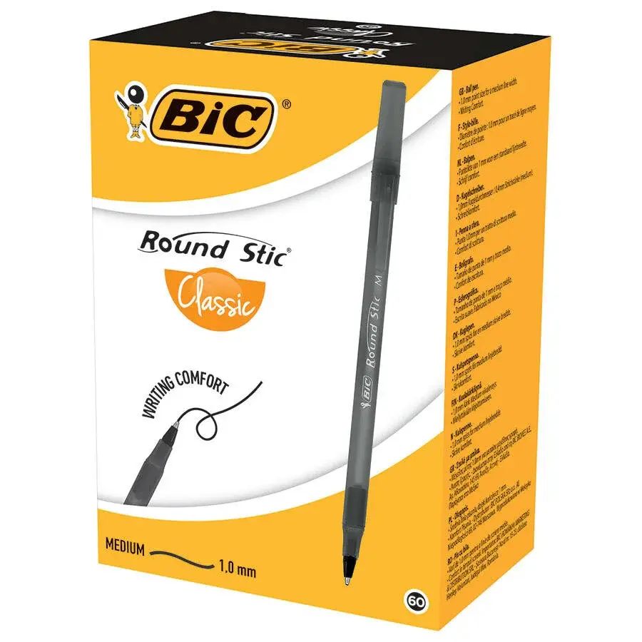 Bic Round Stic Tükenmez Kalem 1.0 Siyah 962665