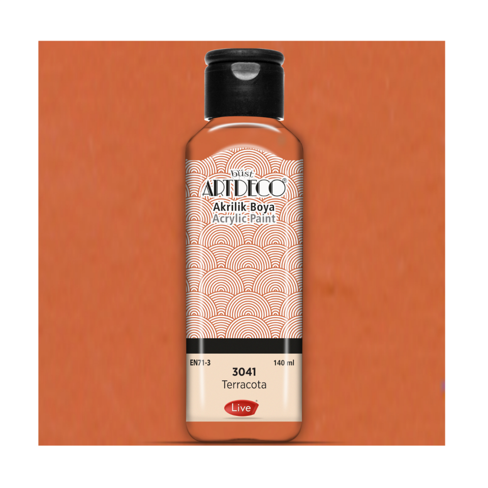 Artdeco 070R-3041 Akrilik Boya 140ml Terrakota