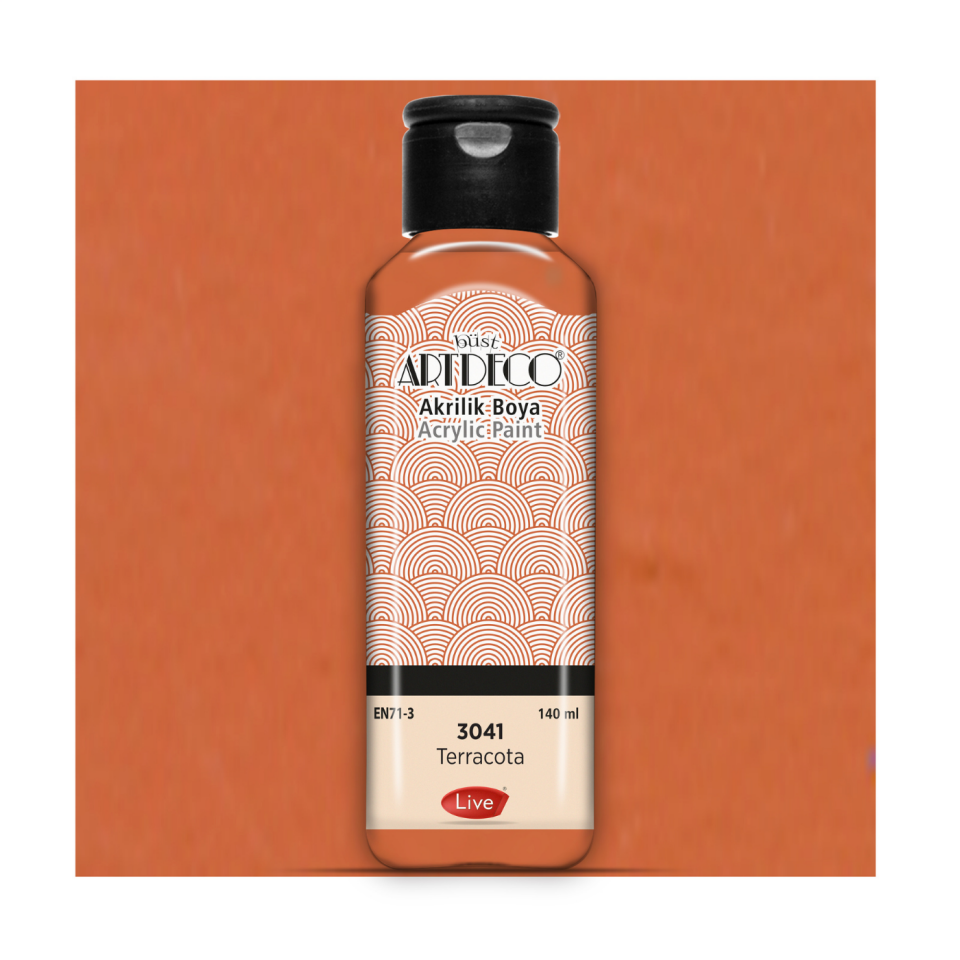 Artdeco 070R-3041 Akrilik Boya 140ml Terrakota