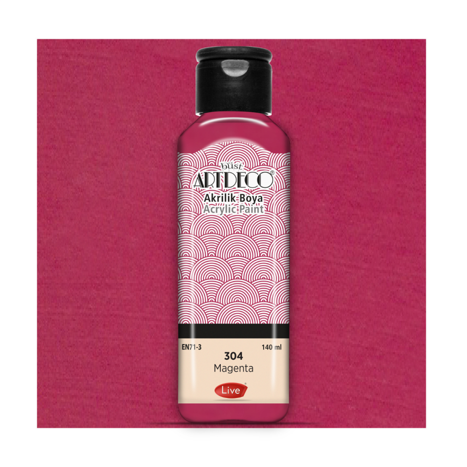 Artdeco 070R-3042 Akrilik Boya 140ml Magenta
