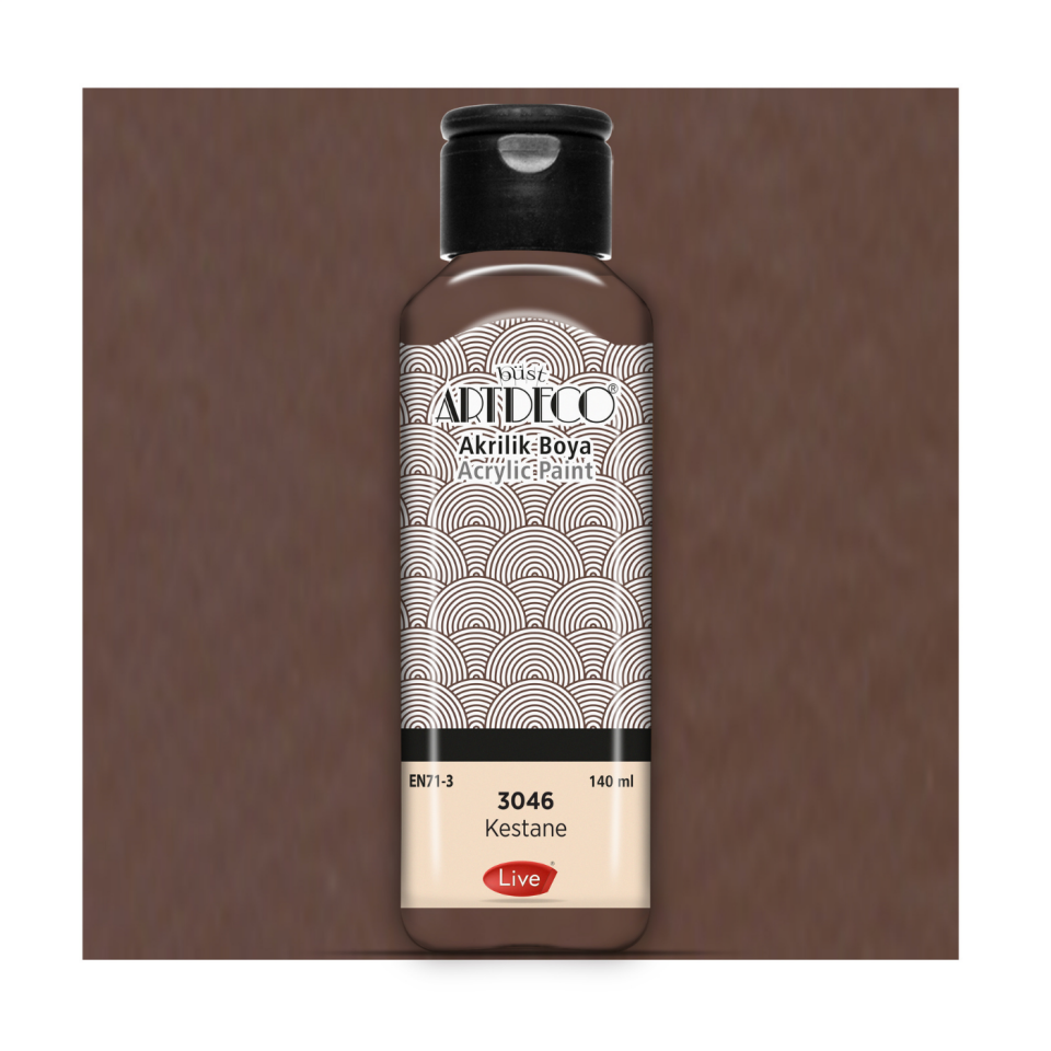 Artdeco 070R-3046 Akrilik Boya 140ml Kestane