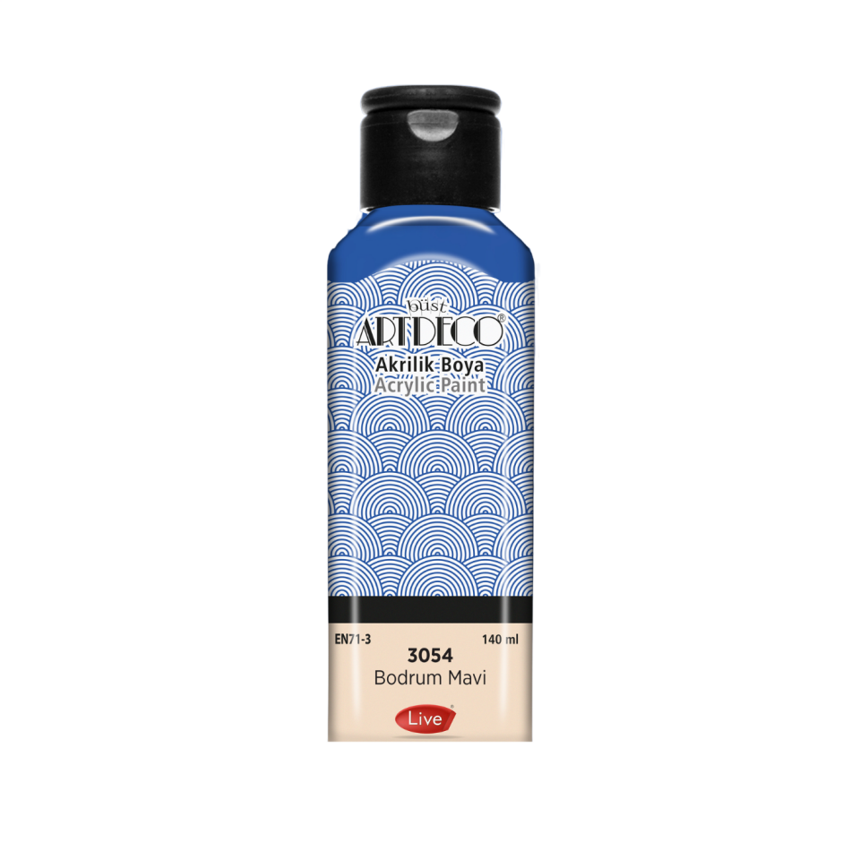 Artdeco 070R-3054 Akrilik Boya 140ml Bodrum Mavisi