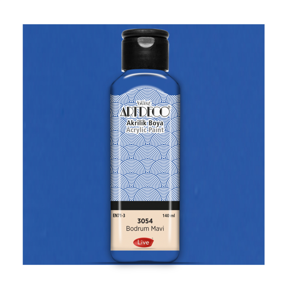Artdeco 070R-3054 Akrilik Boya 140ml Bodrum Mavisi