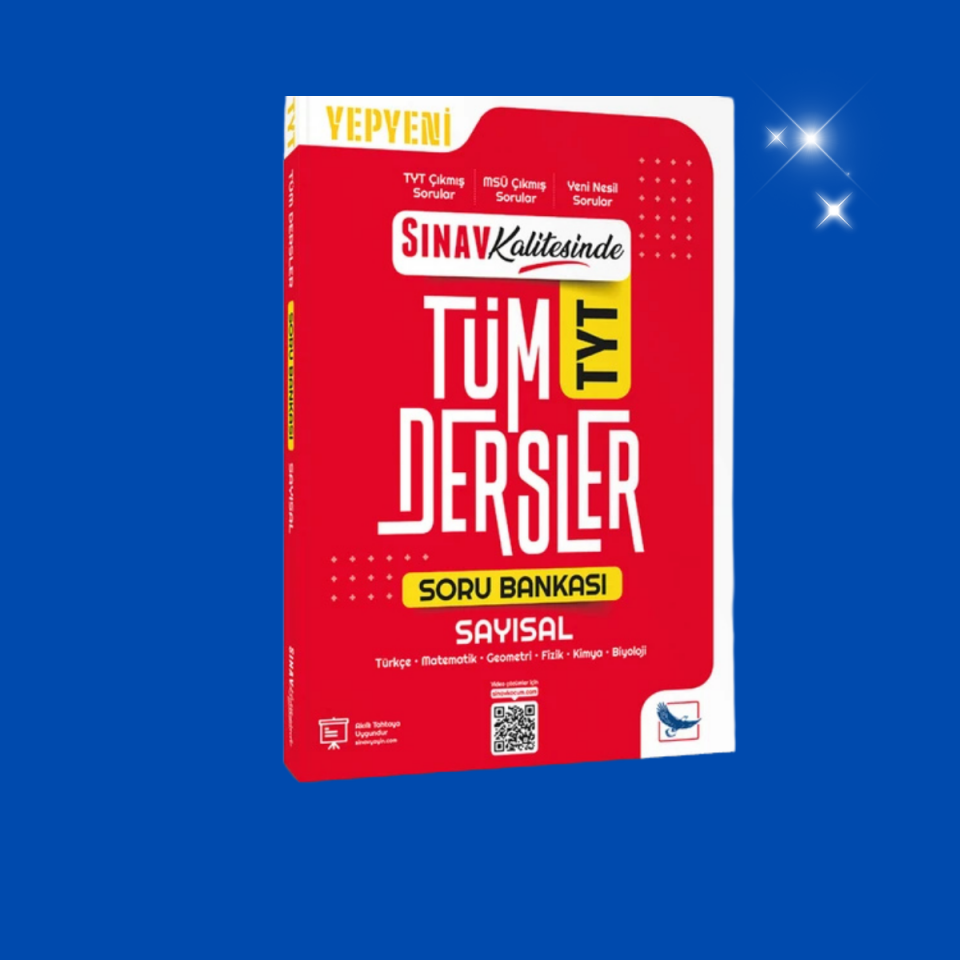 Sınav Yayınları Kalitesinde TYT Sayısal Tüm Dersler Soru Bankası