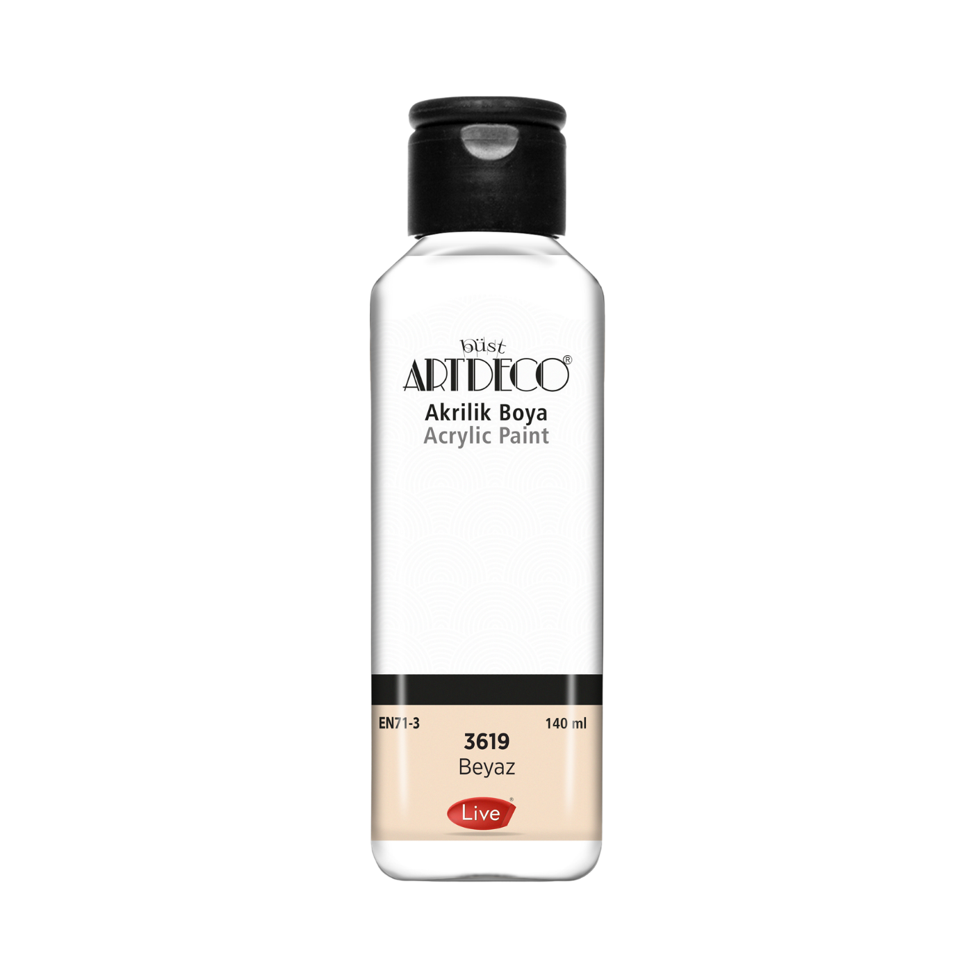 Artdeco 070R-3619 Akrilik Boya 140ml Beyaz