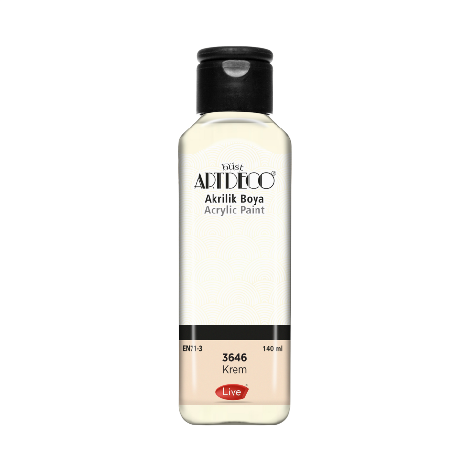 Artdeco 070R-3646 Akrilik Boya 140ml Krem