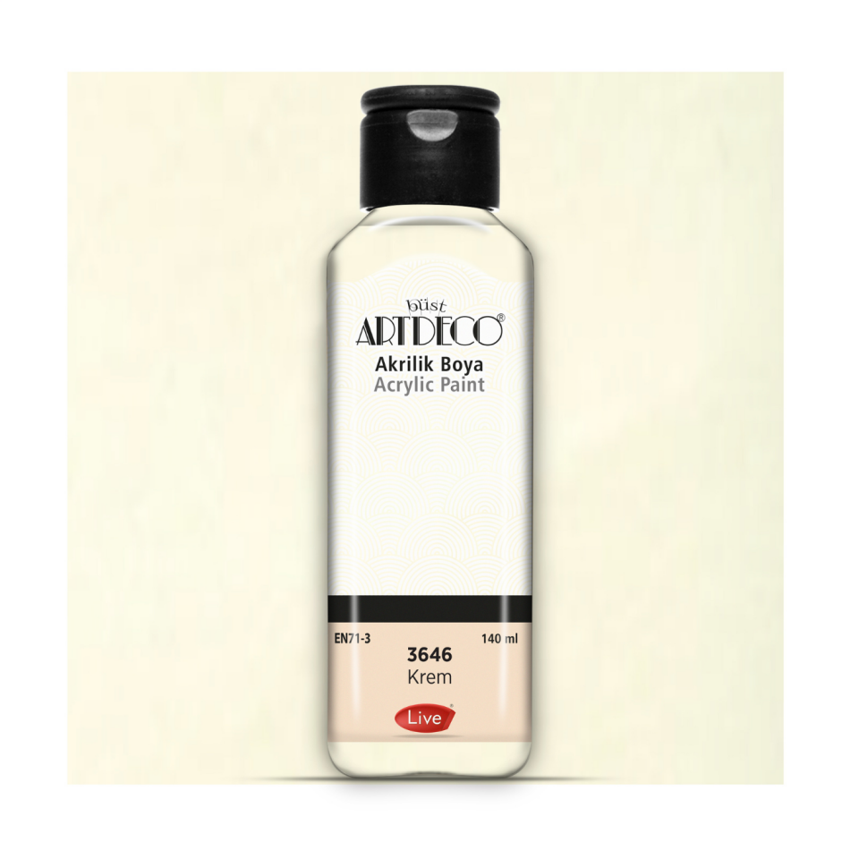 Artdeco 070R-3646 Akrilik Boya 140ml Krem