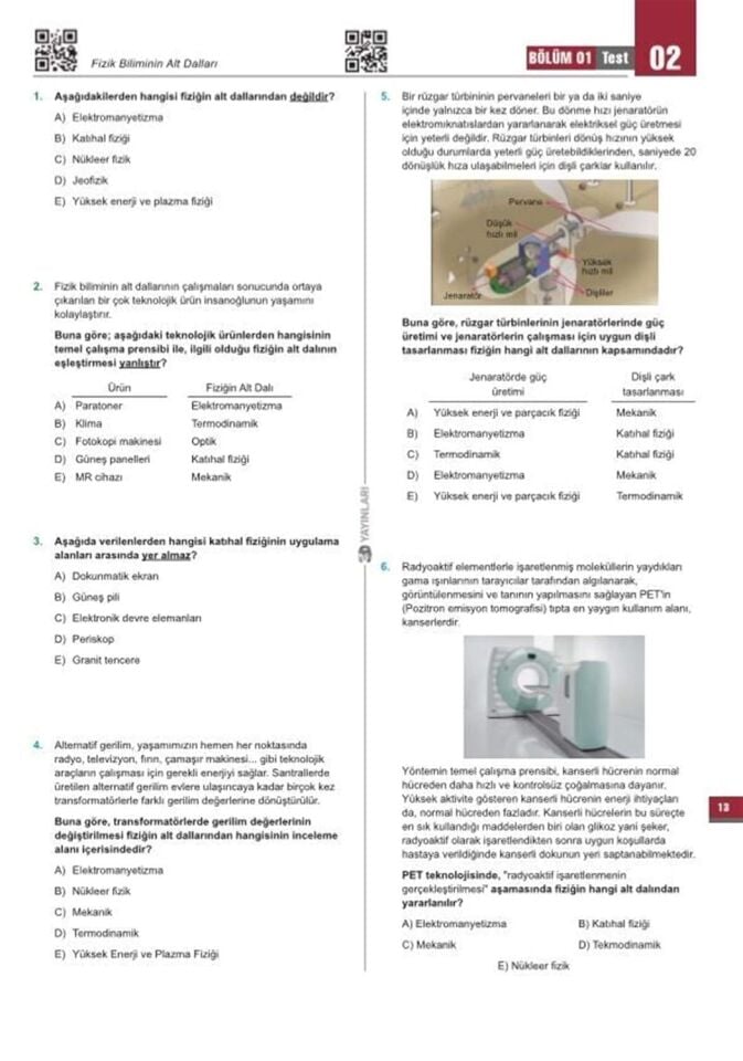 3D TYT Fizik Tamamı Video Çözümlü Soru Bankası