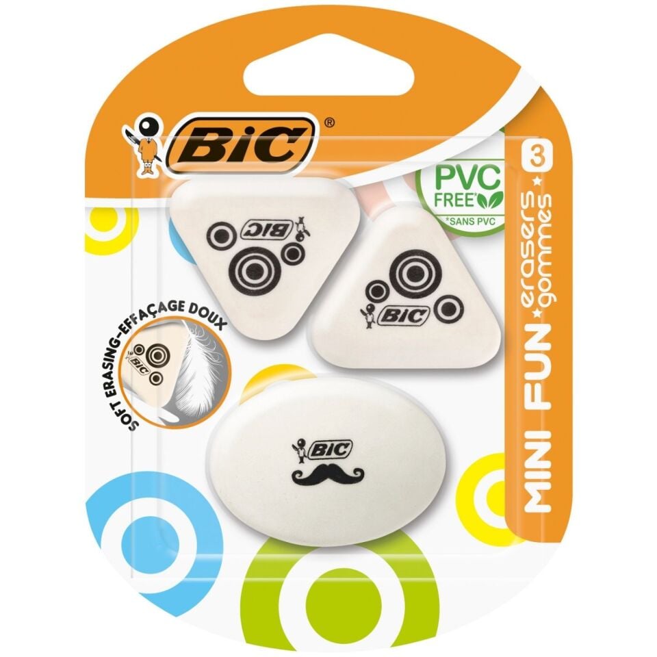 BIC Mini Fun Silgi 3'lü Blister
