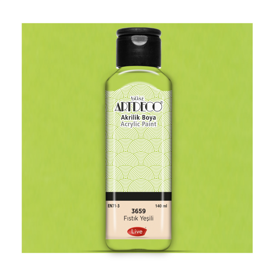 Artdeco 070R-3659 Akrilik Boya 140ml Fıstık Yeşili