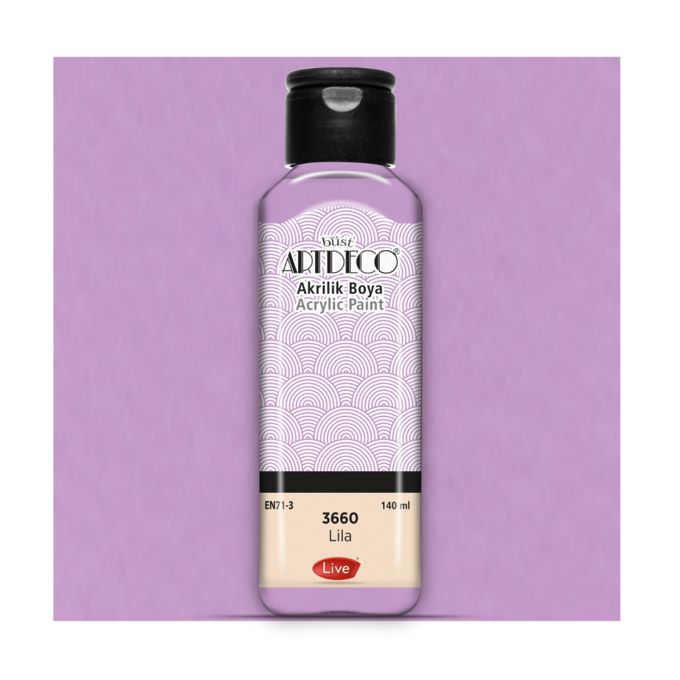 Artdeco 070R-3660 Akrilik Boya 140ml Lila