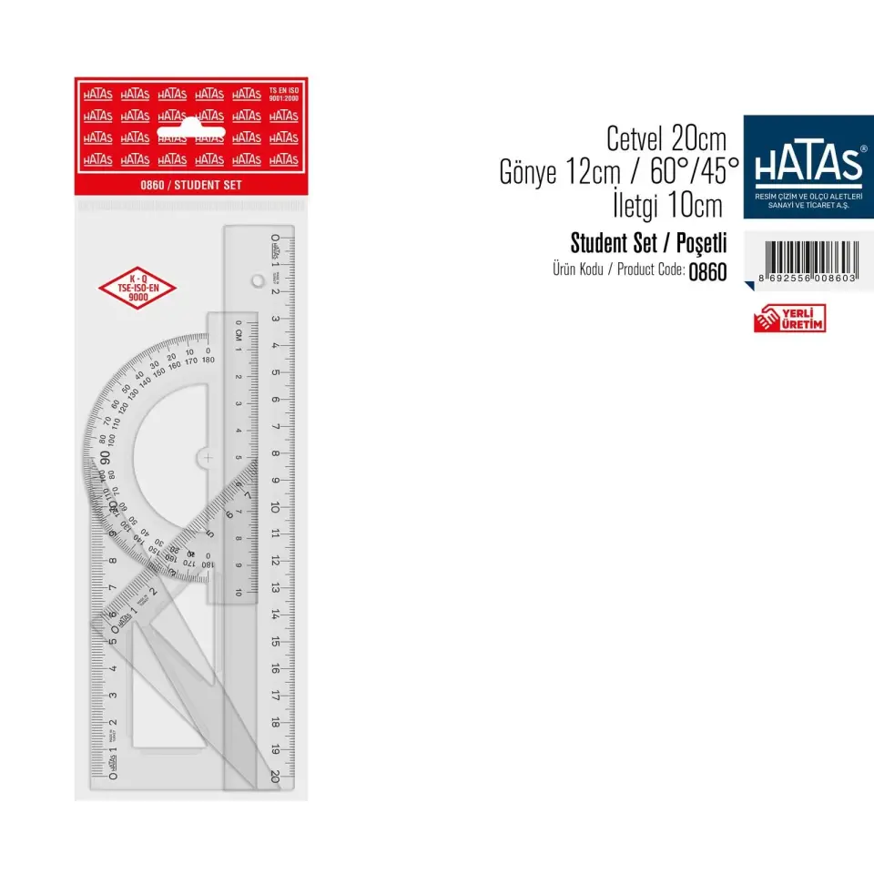 Hatas 0860 Çizim Seti Küçük Sınıf