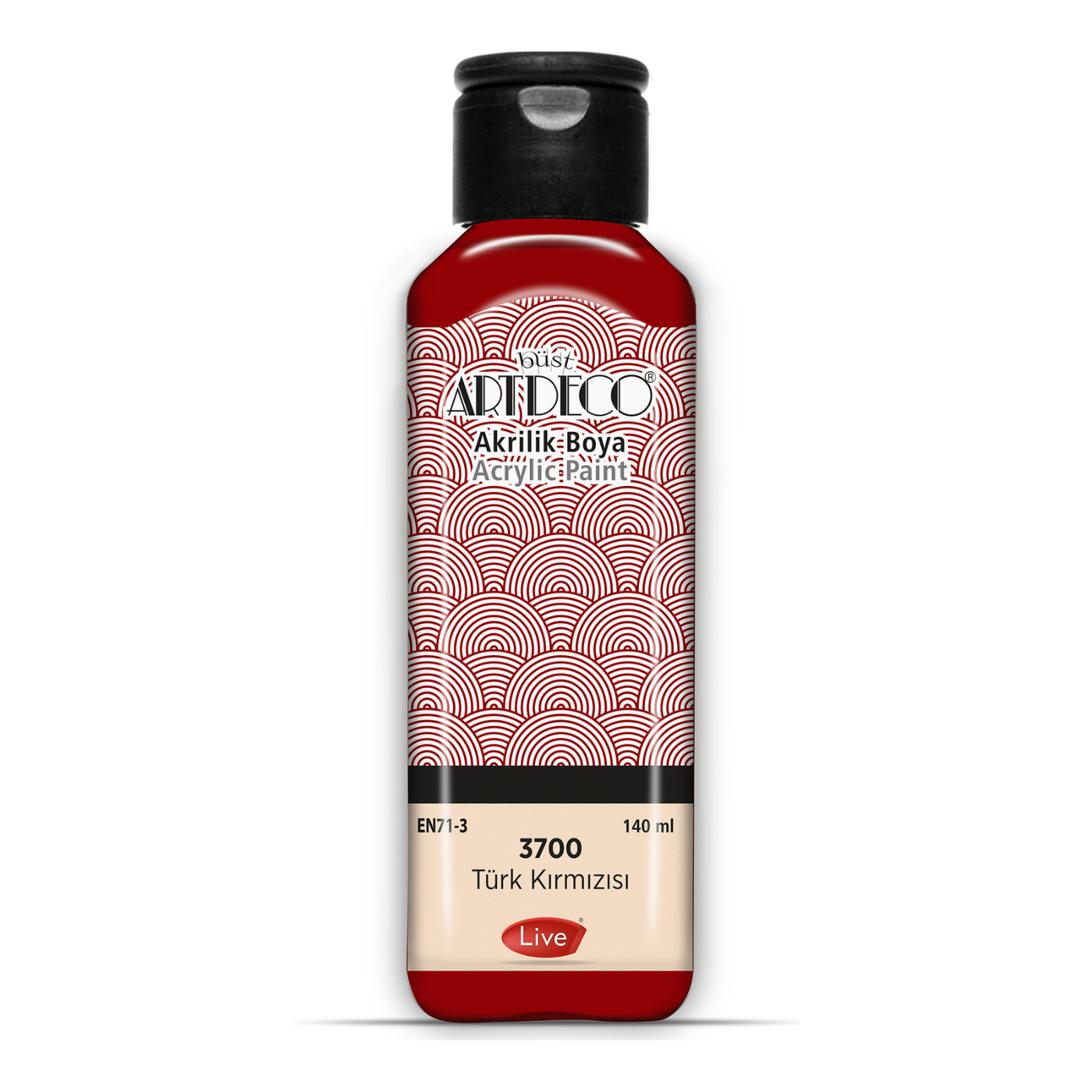 Artdeco 070R-3700 Akrilik Boya 140ml Türk Kırmızısı