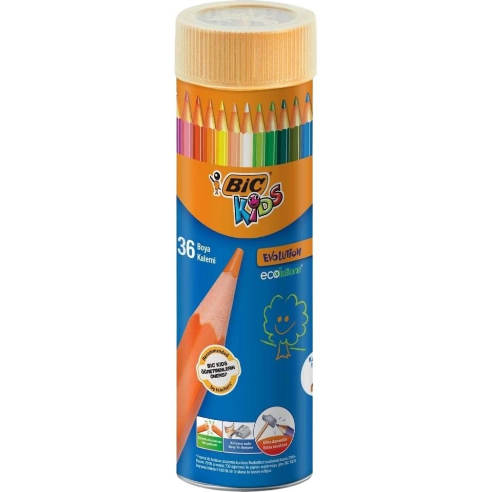 BIC Evolution Kuruboya Kalemi 36'lı Metal Tüp 968491
