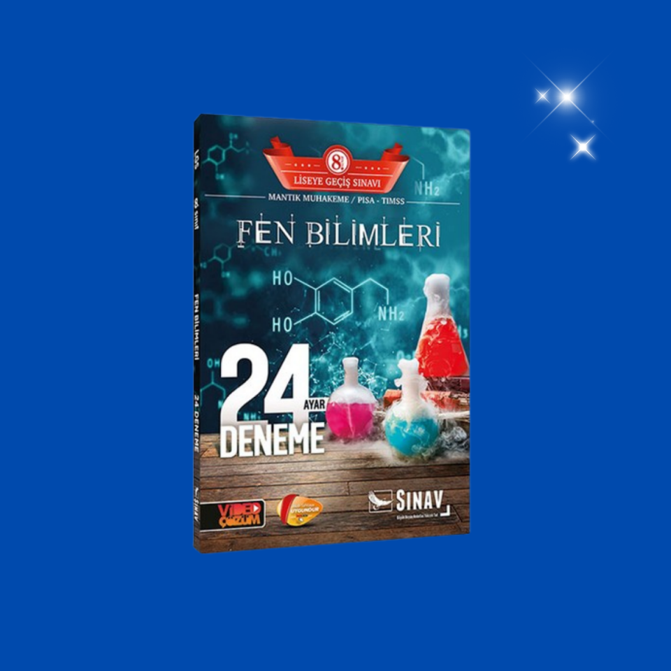 8. Sınıf LGS Fen Bilimleri 24 Ayar Deneme Sınav Yayınları