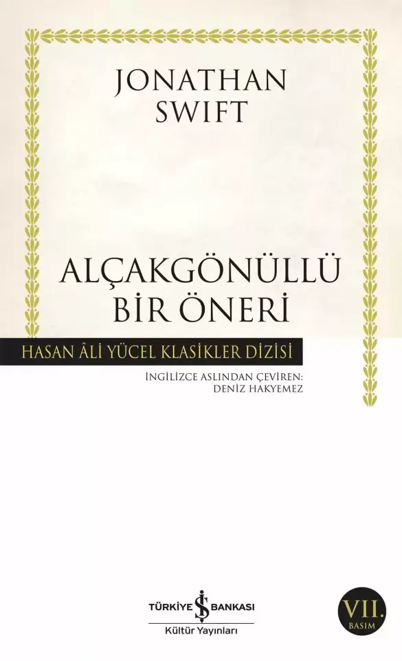 Alçakgönüllü Bir Öneri