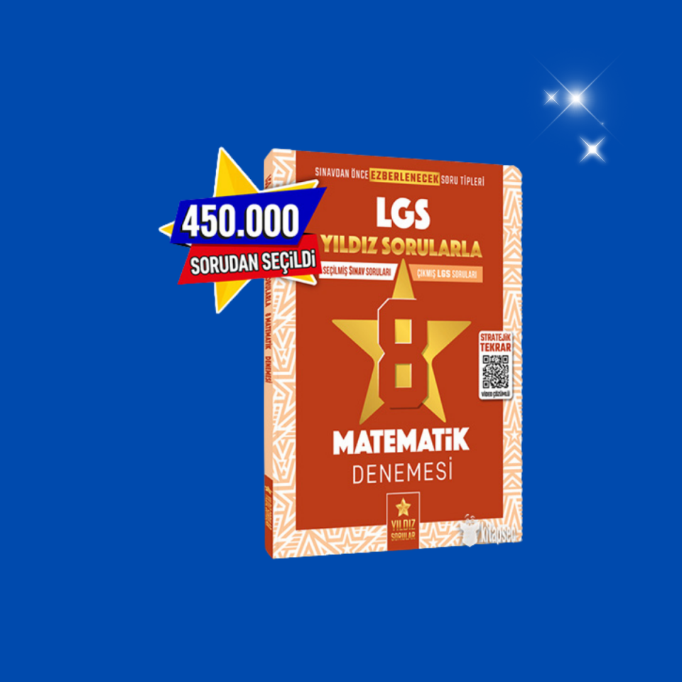 Sınav Yıldız Sorular LGS Matematik 8 Deneme Video Çözümlü