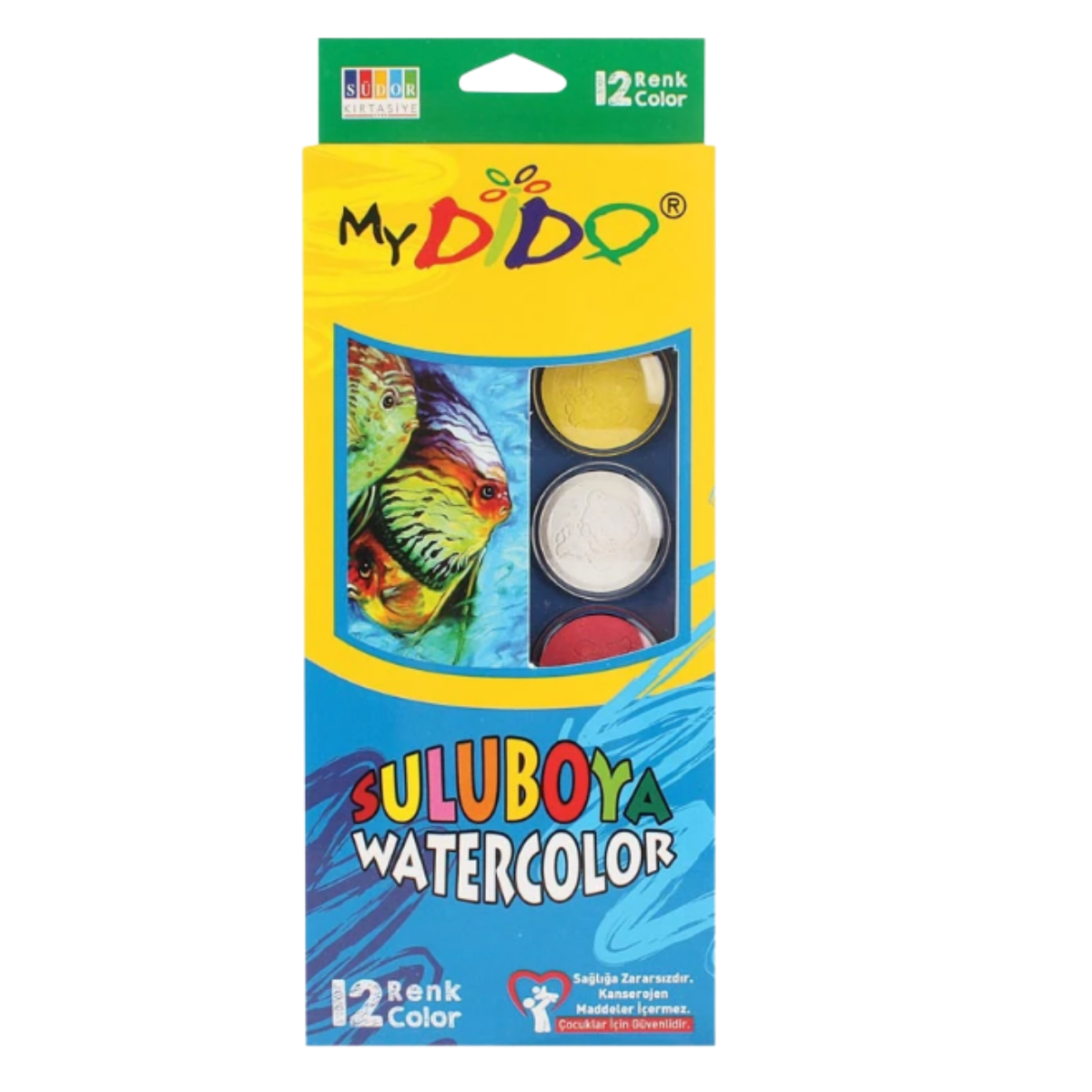 Südor My0124 Mydido Sulu Boya 12Li  Küçük