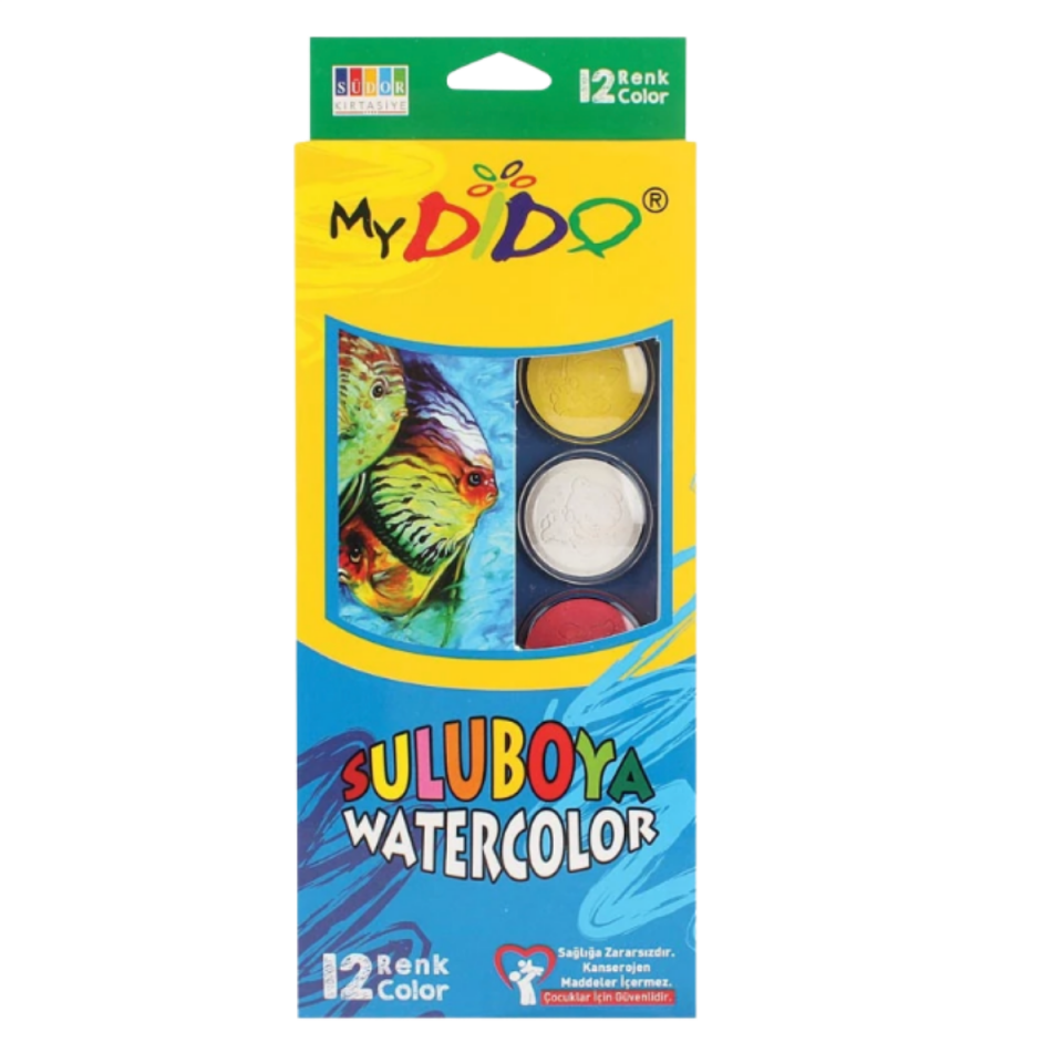 Südor My0124 Mydido Sulu Boya 12Li  Küçük