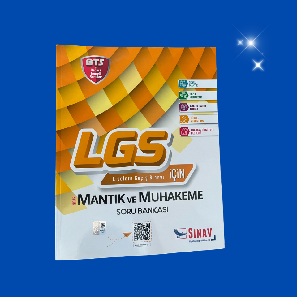 SINAV YAYINLARI 8. SINIF LGS MANTIK VE MUHAKEME SORU BANKASI
