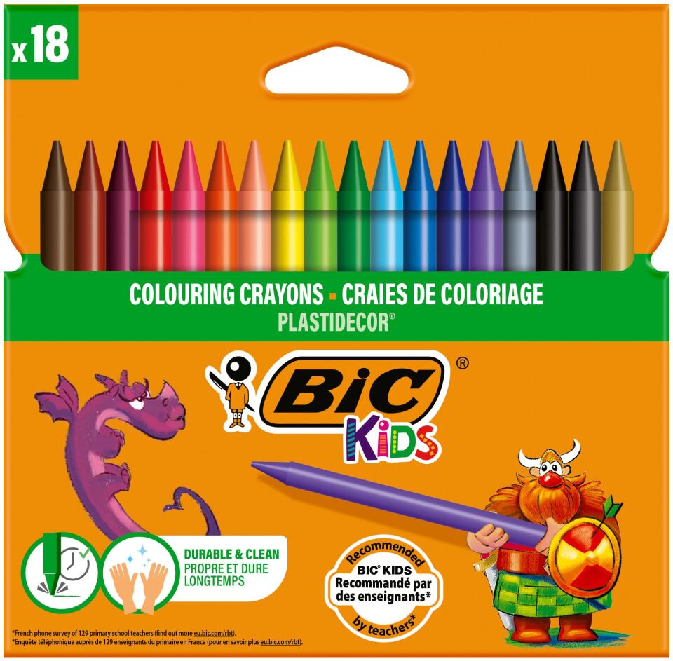 BIC Silinebilir Pastel Boya 18 Renk 8297711/8297714