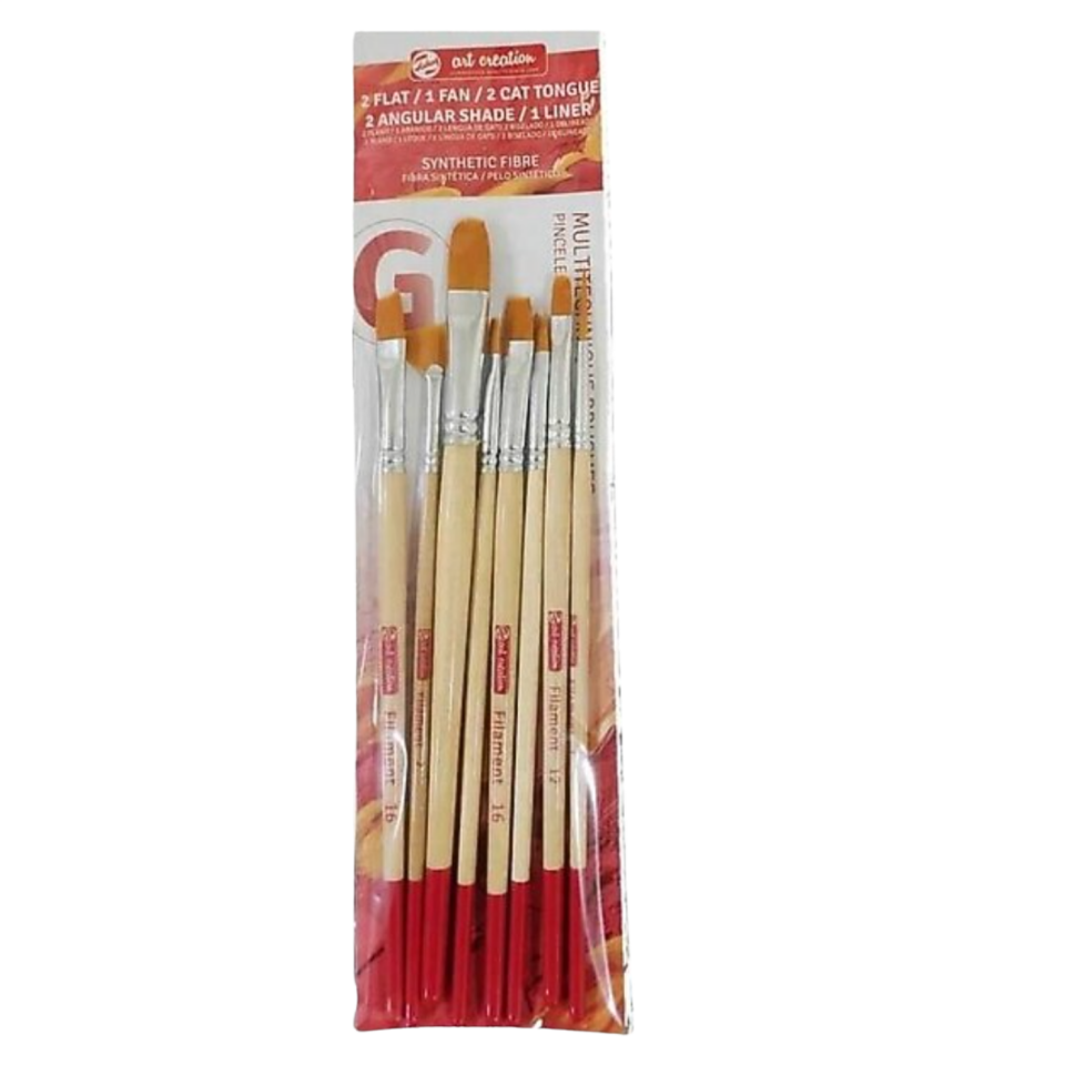 Tac Fırça Seti Çok Amaçlı 8'li Set G