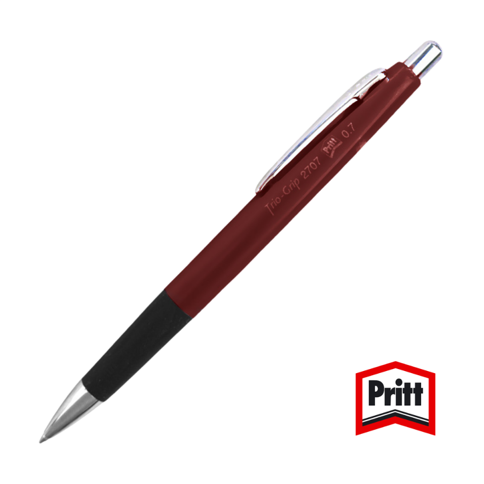 Pritt 1693389 Triogrip Versatil Kalem 0.7 mm Bordo