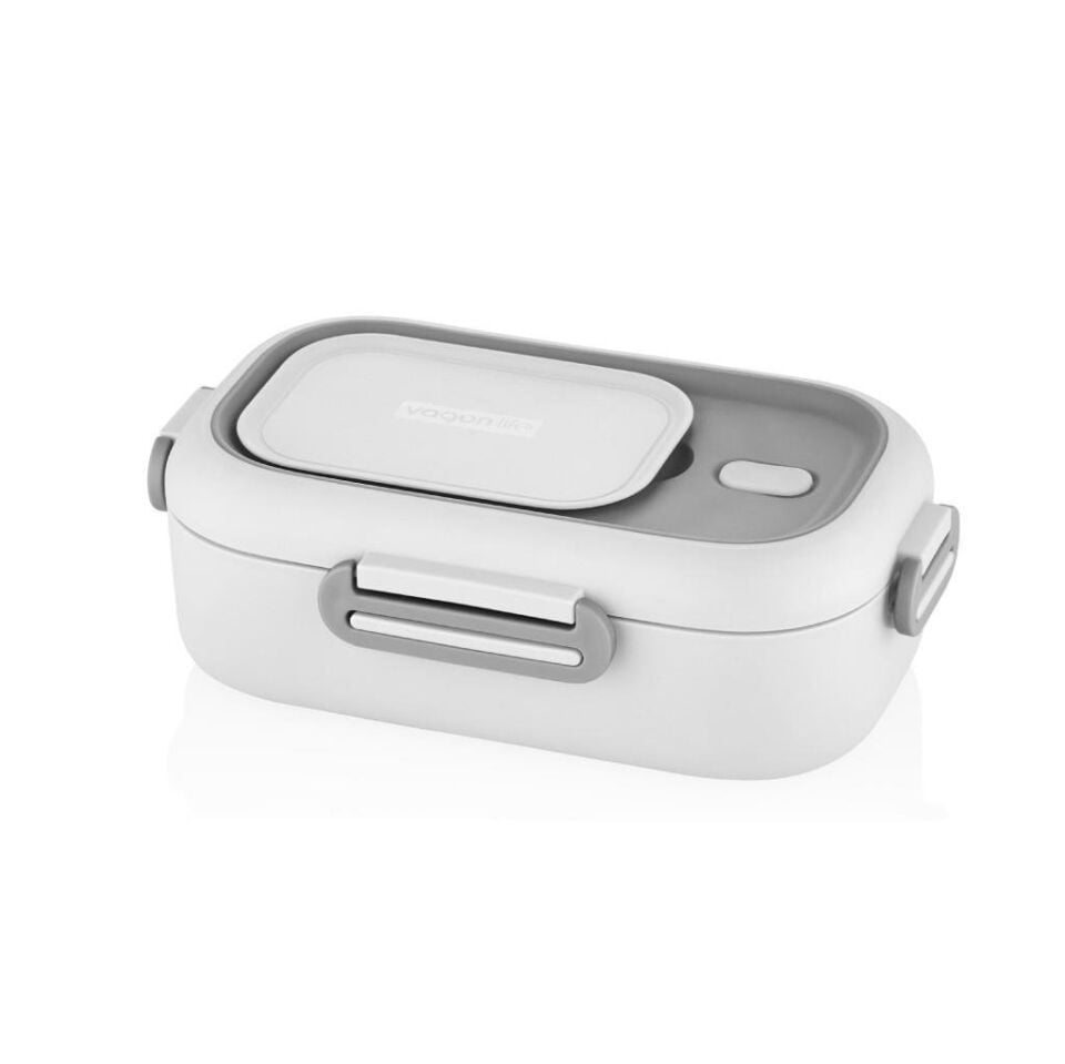 Vagonlife 550ml 2 Bölmeli Paslanmaz Çelik Lunchbox Beyaz