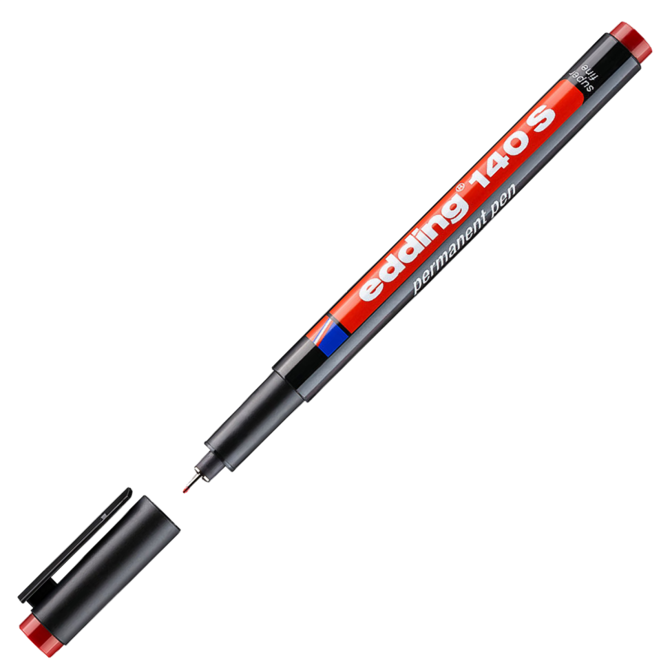Edding Asetat Kalemi Silgili E-147 S Kırmızı