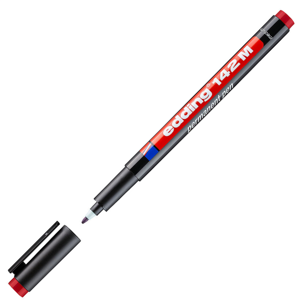 Edding Asetat Kalemi Silgili E-149 M Kırmızı