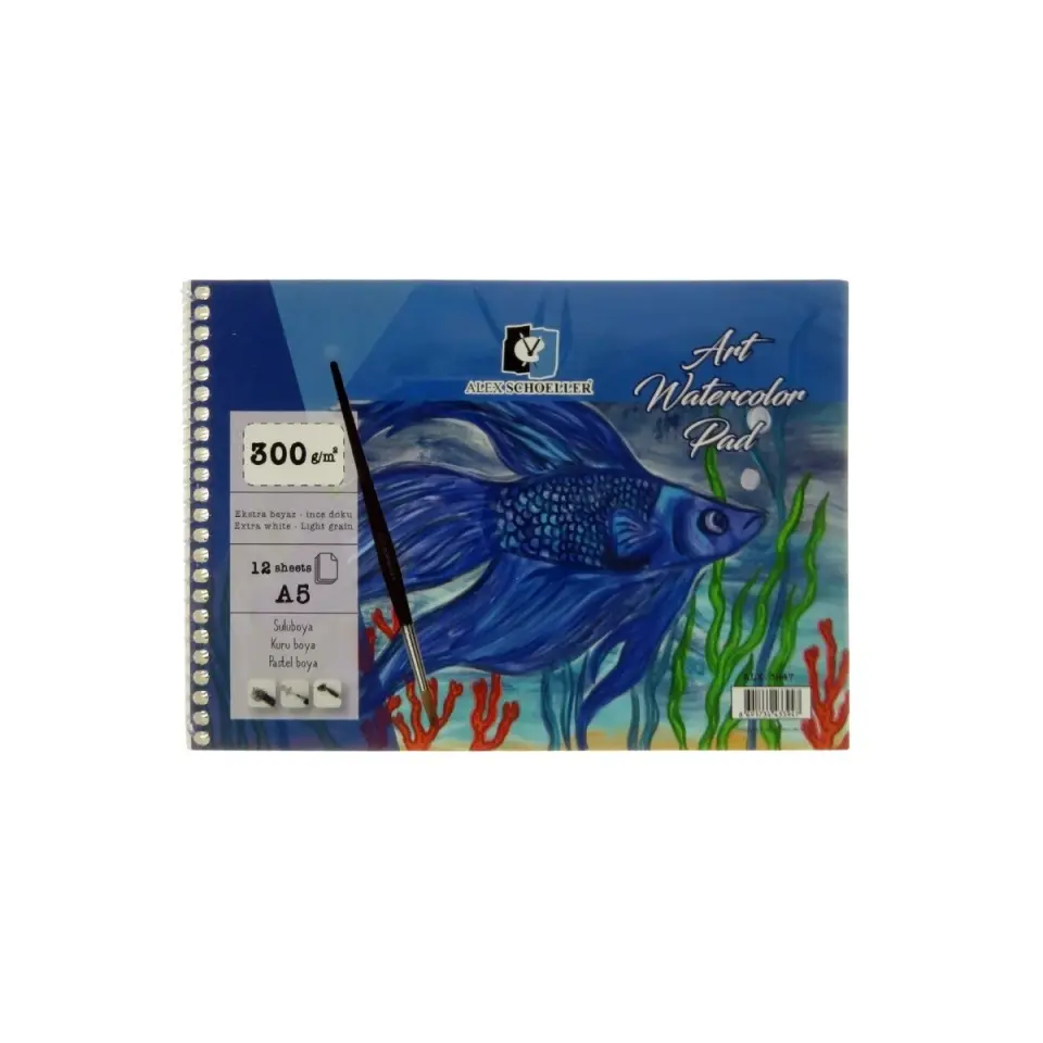 Alex Schoeller Alx­3947 Art Suluboya Resim  Def  A5  300Gr  12Yp
