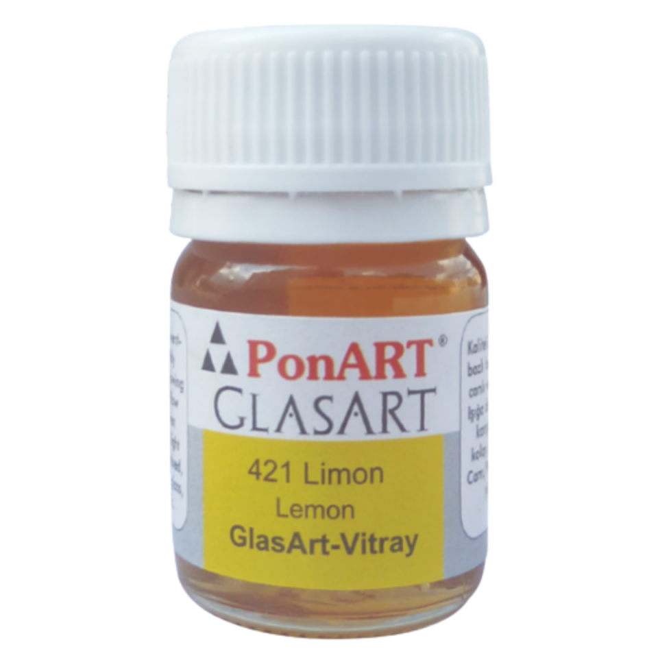 Ponart Pga20-421 Glass Art 20Ml Limon Sarı