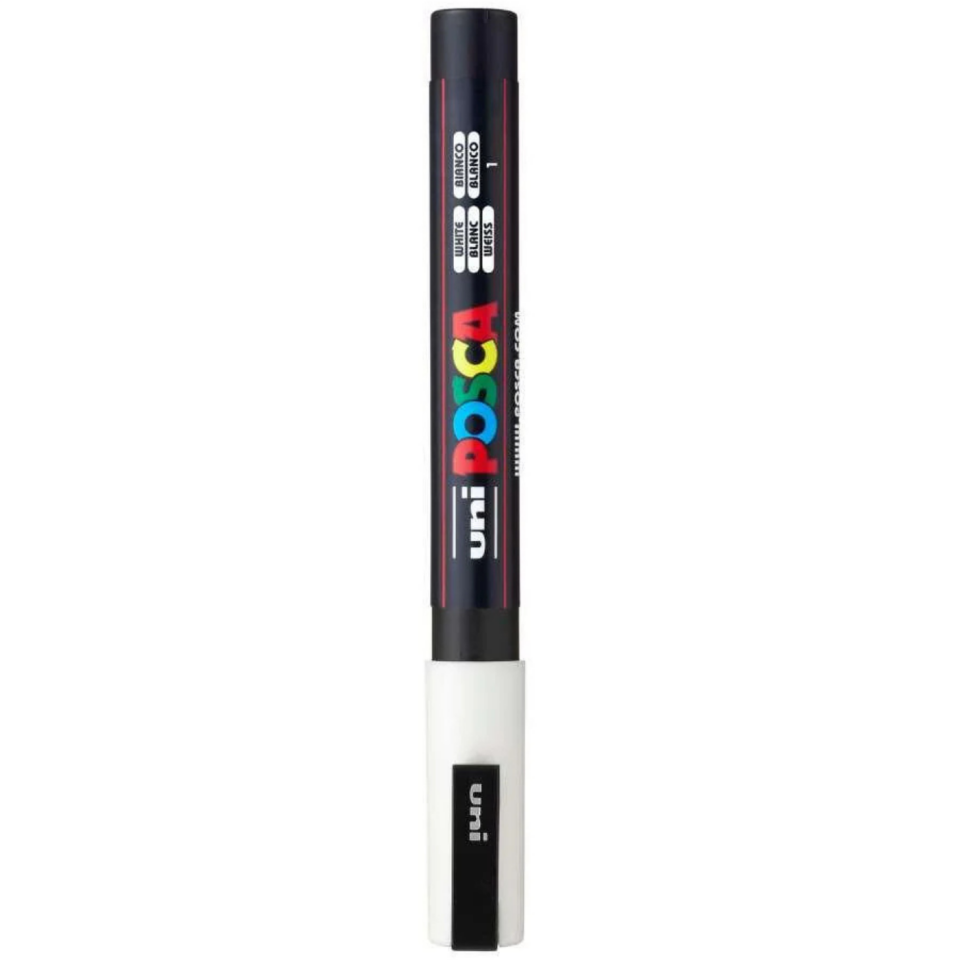 Uni Pc-3M Posca Poster Markörü Beyaz