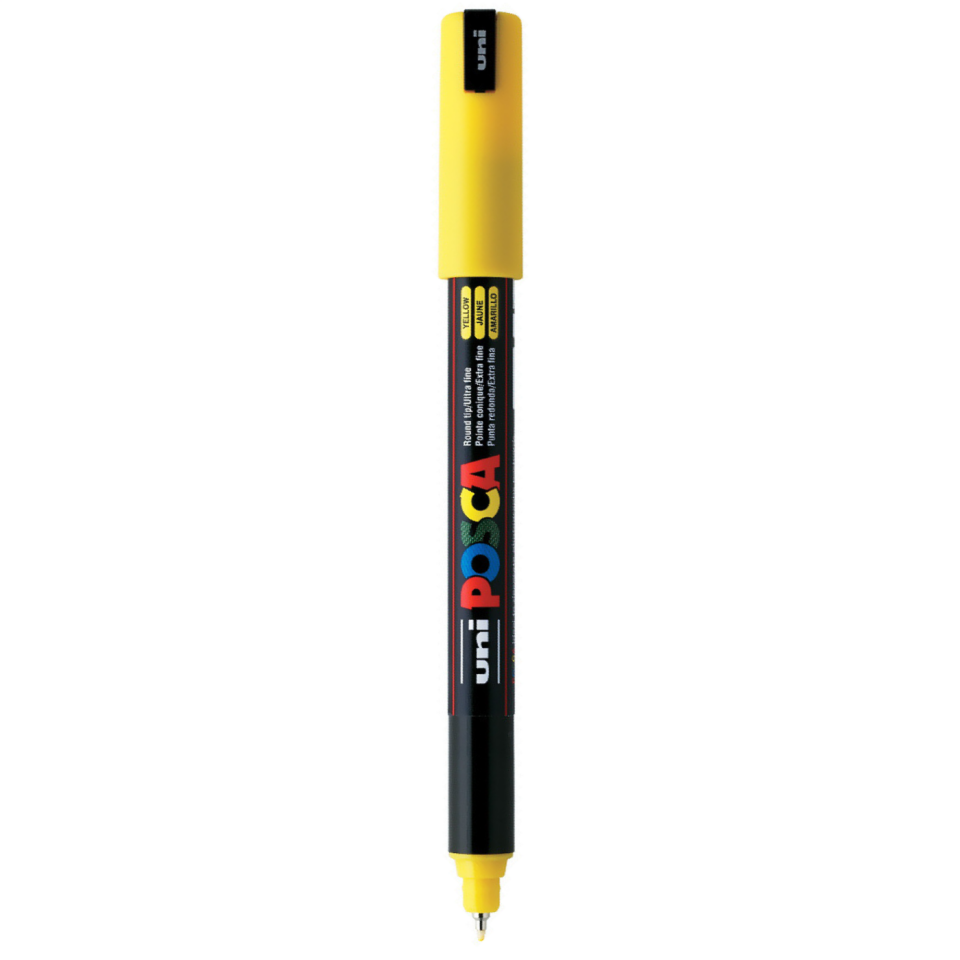 Uni Pc-1Mr Posca Poster Markörü Su Bazlı 07 Sarı