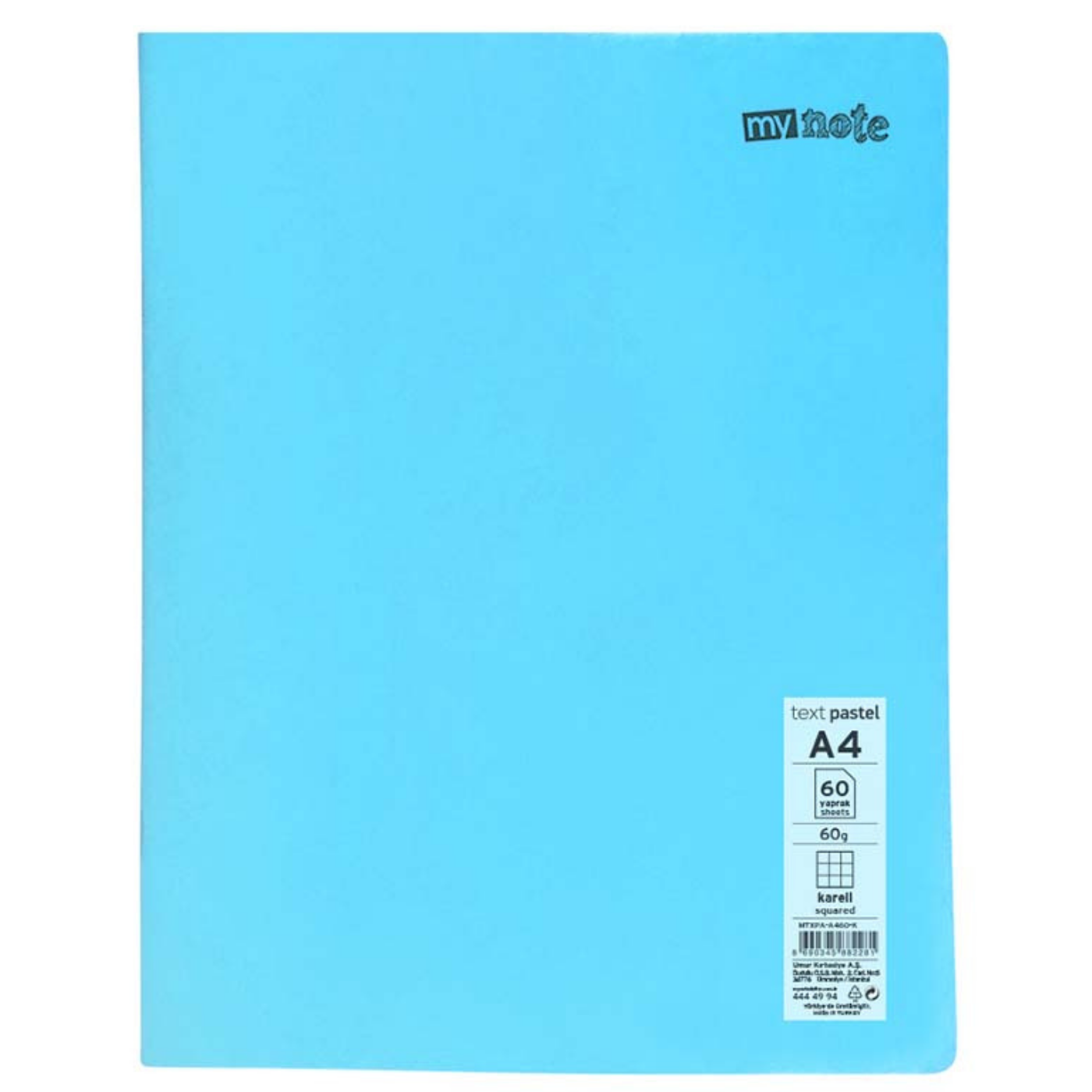 MyNote Text Neo Defter A4 60 Yp Çizgili