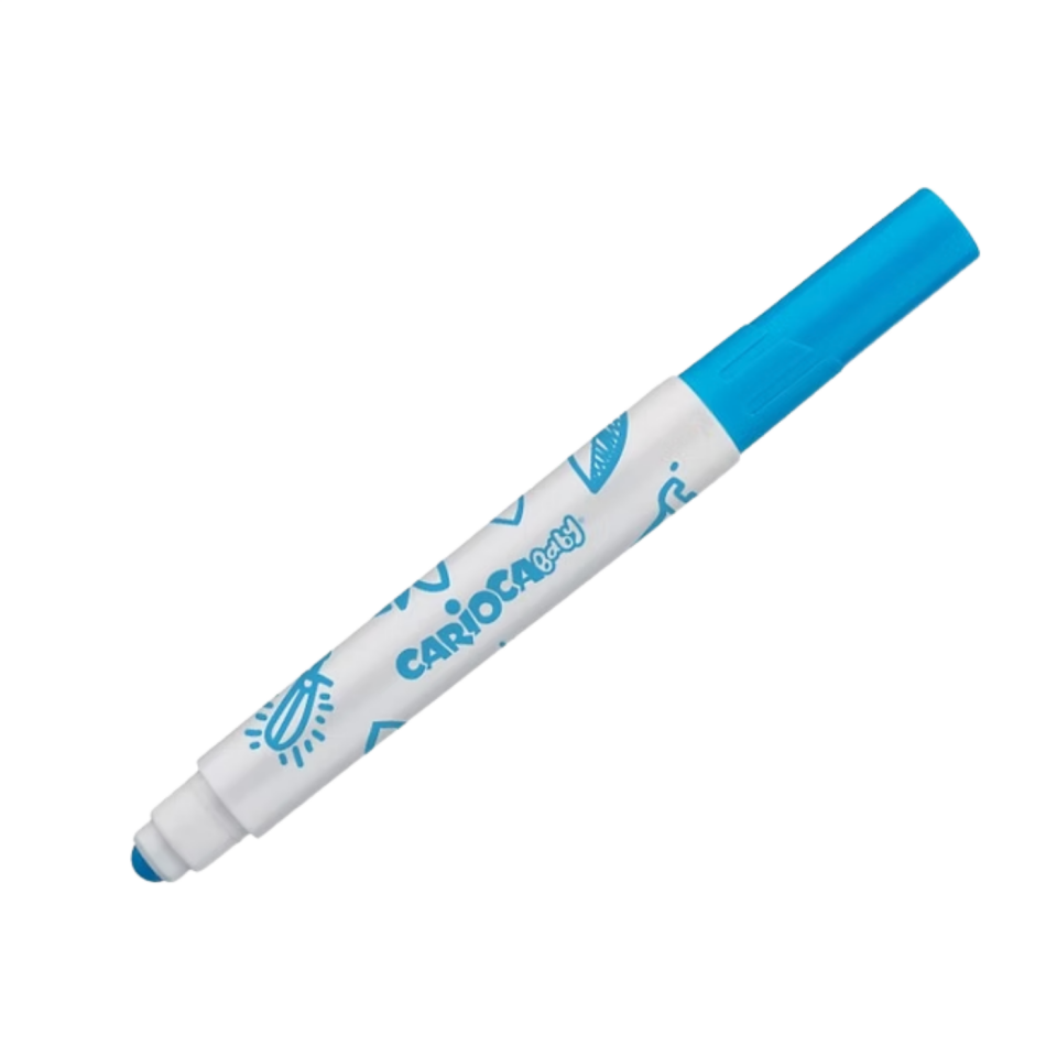 Carioca Jumbo Bebek Süper Yıkanabilir Keçeli Boya Kalemi 6'lı + 2 Yaş 42813